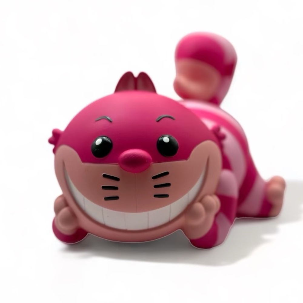 Disney Alice in Wonderland Cheshire Cat Pink Tail & Grin Kids Piggy Coin Banks